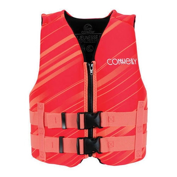 NWT!! Girls Youth Connelly Promo CGA Life Jacket 55-88 lbs 24”-29” Chest - Picture 4 of 5